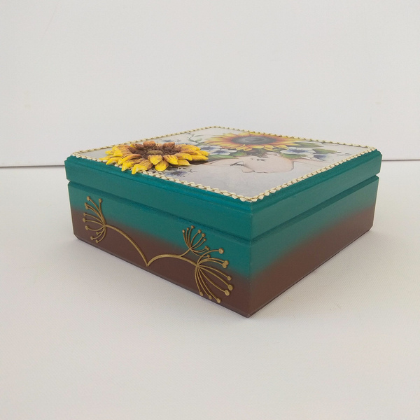 Κουτί Κορίτσι - mdf, κουτί, οργάνωση & αποθήκευση, πηλός, κουτιά αποθήκευσης - 3