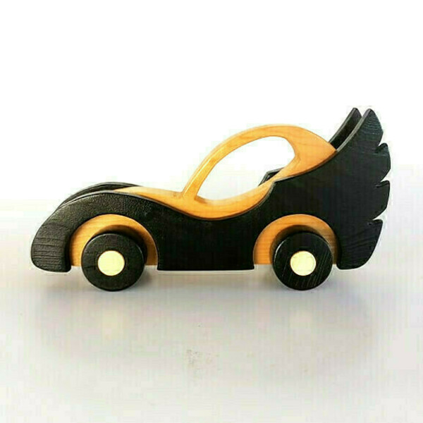 Handmade Batmobile toy car - χειροποίητα, αυτοκίνητα, ξύλινα παιχνίδια