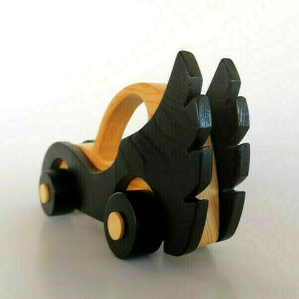 Handmade Batmobile toy car - χειροποίητα, αυτοκίνητα, ξύλινα παιχνίδια - 3