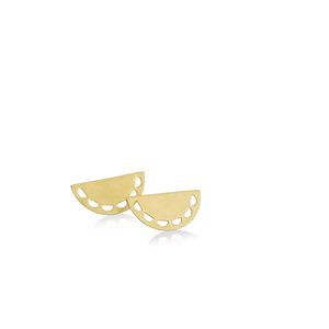 Ασημένια γεωμετρικά καρφωτά σκουλαρίκια χρυσά - καρφωτά, επιχρυσωμένα, ασήμι, καρφάκι