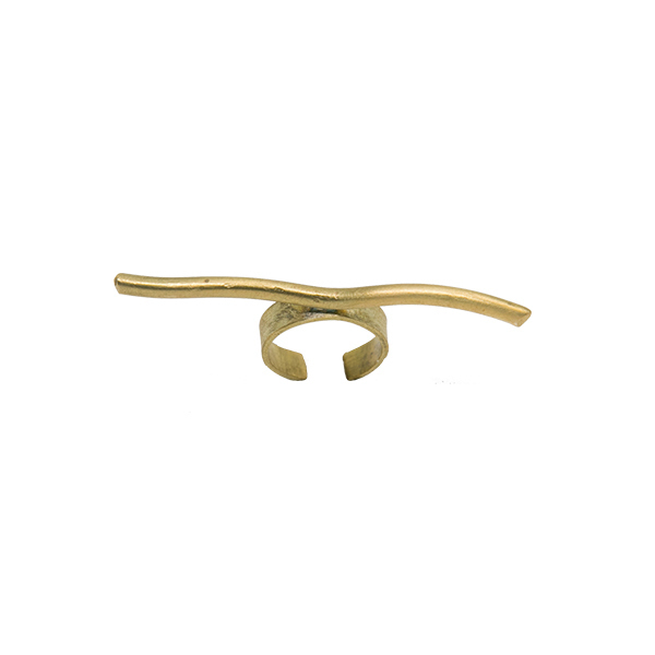 Δαχτυλίδι από ορείχαλκο snake - επιχρυσωμένα, ορείχαλκος, boho, μεγάλα, αυξομειούμενα, φθηνά - 2
