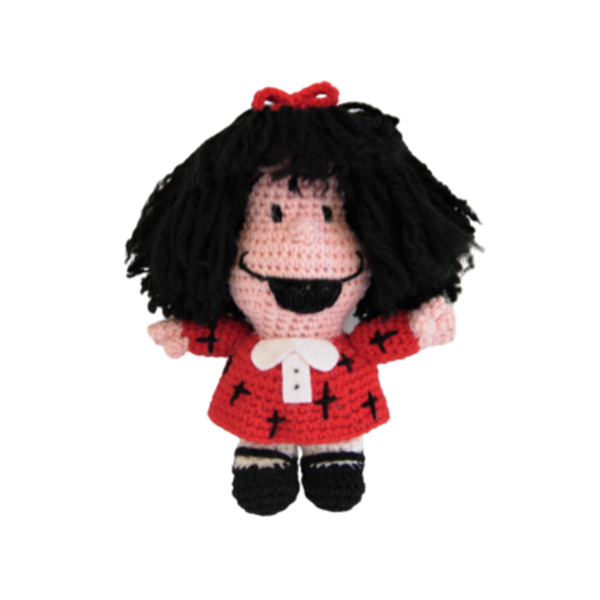 πλεκτό κουκλάκι Mafalda - κορίτσι, λούτρινα, παιχνίδια, amigurumi, κούκλες