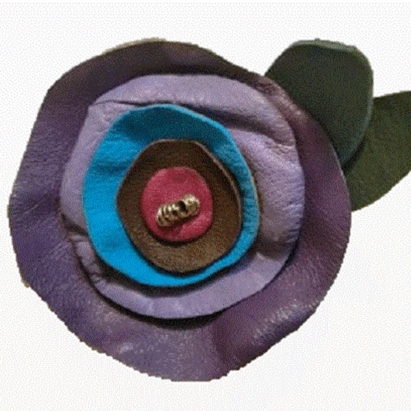 μωβ λιλά λουλούδι - δέρμα - 2