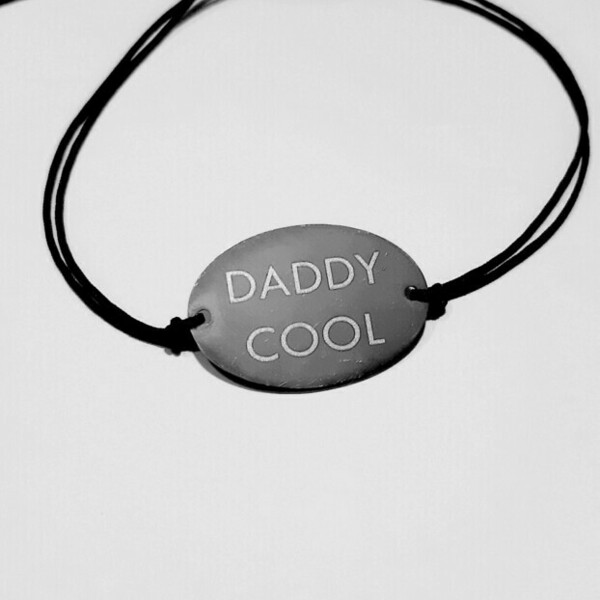 Daddy cool - μπαμπάς, ατσάλι, δώρα για τον μπαμπά, γιορτή του πατέρα, αυξομειούμενα