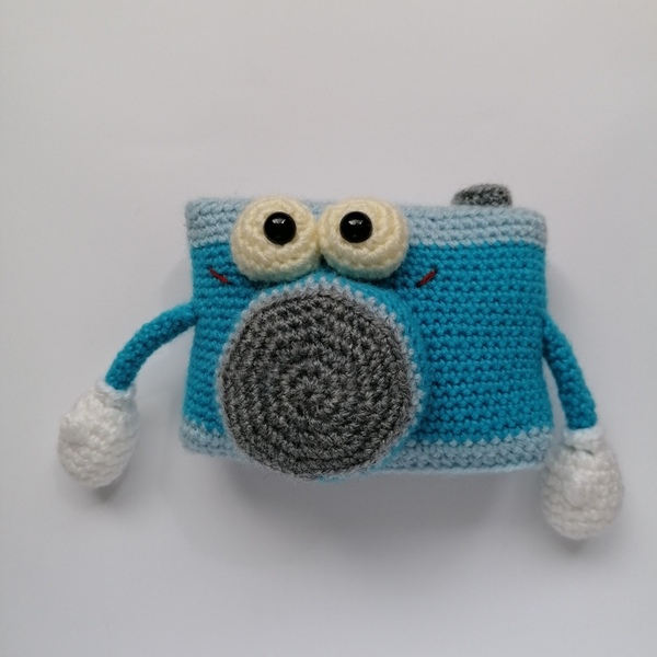 Χειροποίητη παιδική κάμερα handmade crochet camera - λούτρινα