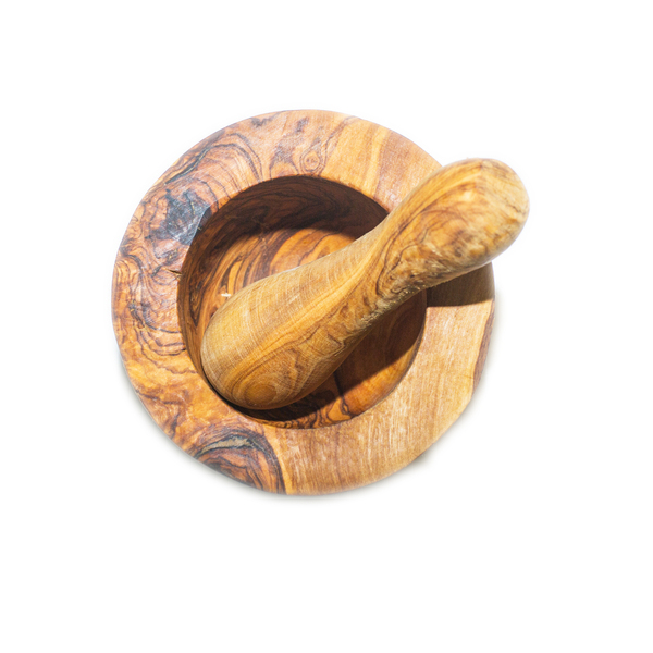Ξύλινο Γουδί και γουδοχέρι - ξύλο, είδη σερβιρίσματος - 2