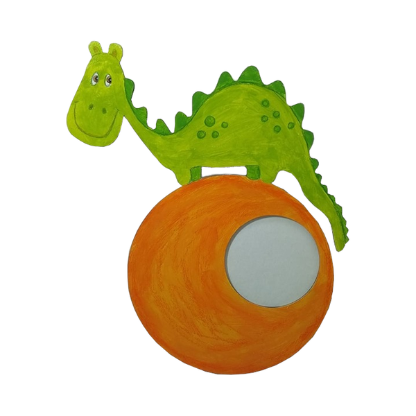Επιτοίχιο φωτιστικό “Δεινόσαυρος” - αγόρι, επιτοίχιο, χειροποίητα, παιδικά φωτιστικά - 2