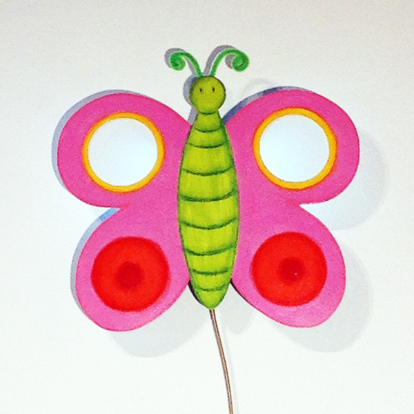 Επιτοίχιο φωτιστικό “Πεταλούδα” - κορίτσι, τοίχου, χειροποίητα, παιδικό δωμάτιο, παιδικά φωτιστικά - 4