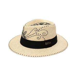 Cuba μπεζ χειροποίητο καπέλο Παναμά boho σχέδια - απαραίτητα καλοκαιρινά αξεσουάρ, boho, ψάθινα