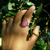 Tiny 20200625113032 bc10ed78 druzy pink ring