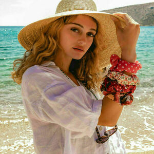 Summer Scrunchies Set 2τμχ - λαστιχάκια μαλλιών, αξεσουάρ μαλλιών - 5