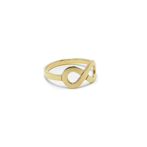 " Infinity Ring " - Χειροποίητο επίχρυσο - επάργυρο δαχτυλίδι με το άπειρο...! - επιχρυσωμένα, επάργυρα, άπειρο, minimal, μικρά, σταθερά