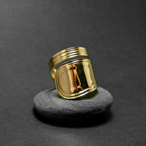 " Spoon Ring V " - Χειροποίητο επίχρυσο 18K ή επάργυρο δαχτυλίδι! - vintage, chevalier, επιχρυσωμένα, επάργυρα, μεγάλα, αυξομειούμενα - 2