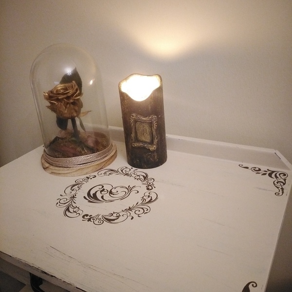 Led κερί "FRAME" - πηλός, διακοσμητικά, κεριά - 4