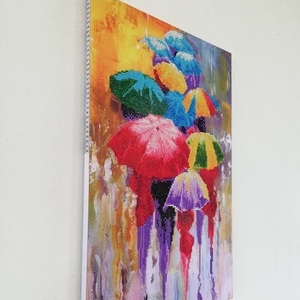 Πίνακας Diamond Painting "Umbrellas" - πίνακες & κάδρα, πίνακες ζωγραφικής - 4