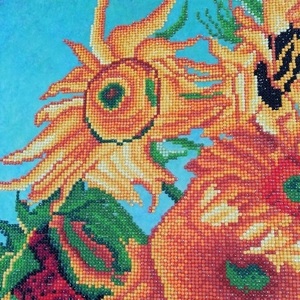 Πίνακας Diamond Painting "Van Gogh's Sunflowers" - πίνακες & κάδρα, πίνακες ζωγραφικής - 2