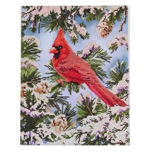 Πίνακας Diamond Painting "Cardinal" - πίνακες & κάδρα