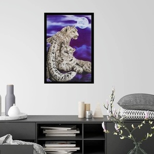 Πίνακας Diamond Painting "Leopards" - πίνακες & κάδρα, πίνακες ζωγραφικής - 4