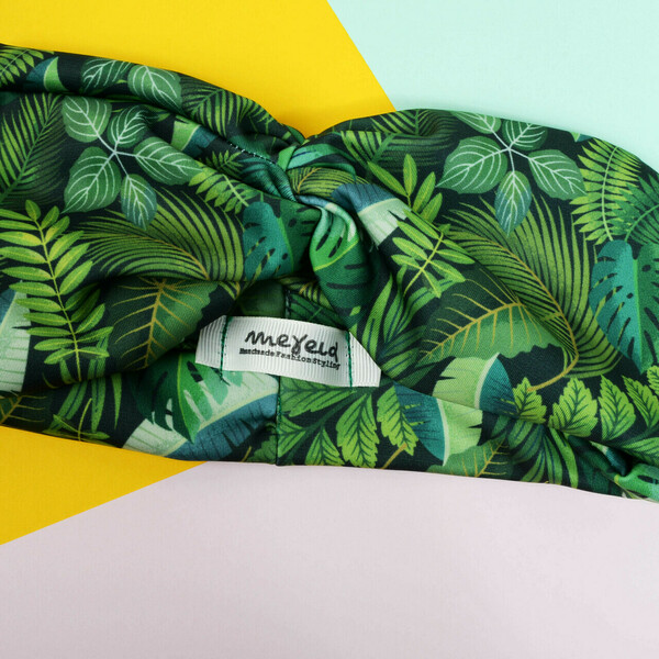 "Jungle Speed" headband με tropical print - κορδέλες μαλλιών - 2
