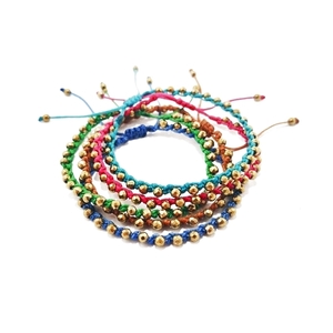 Multi colour bracelets, μακραμέ βραχιόλια με αιματίτη - μακραμέ, χεριού, αυξομειούμενα, ημιπολύτιμες πέτρες, boho