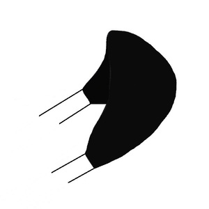 14.Μάσκα Μαύρη-2πλής όψεως-βαμβακερή-πολλαπλών χρήσεων. - βαμβάκι, χειροποίητα, unisex, πλενόμενο, δερματολογικά ελεγμένη, μάσκες προσώπου - 2
