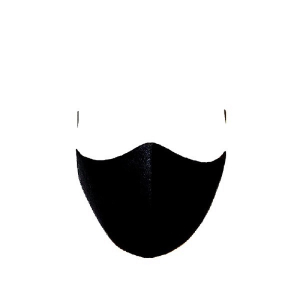 14.Μάσκα Μαύρη-2πλής όψεως-βαμβακερή-πολλαπλών χρήσεων. - βαμβάκι, χειροποίητα, unisex, πλενόμενο, δερματολογικά ελεγμένη, μάσκες προσώπου, χωρίς φίλτρο