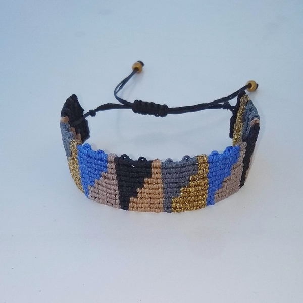 Μακραμε βραχιόλι boho - μακραμέ, boho, χεριού, αυξομειούμενα