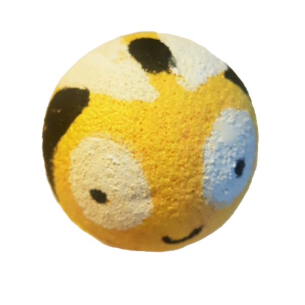 Bee bath bomb, μπάλα οξυγόνου μέλισσα lemon lime