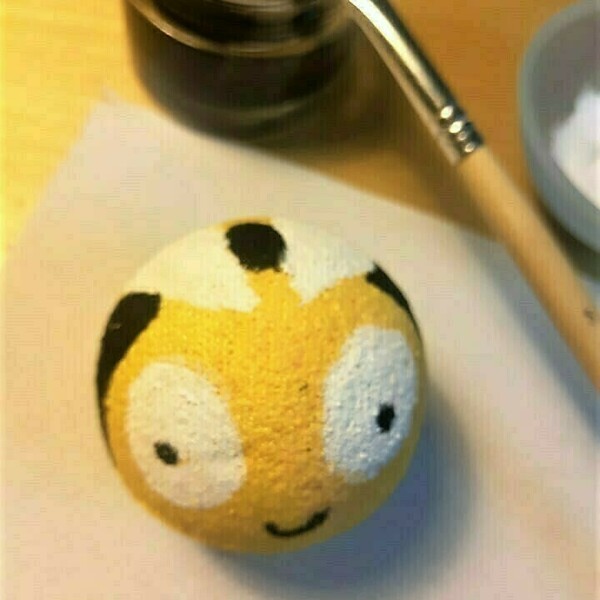 Bee bath bomb, μπάλα οξυγόνου μέλισσα lemon lime - 3