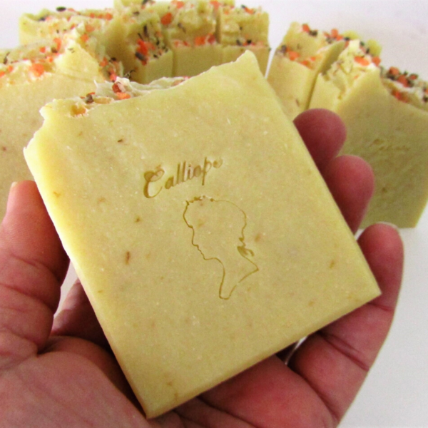 Σαπούνι με πατάτα και αιθέρια έλαια Potato soap 140gr - σαπούνια, χεριού - 2