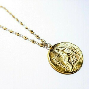 Κρεμαστό Διώνη, “Greek Goddess” collection - επιχρυσωμένα, ασήμι 925, κωνσταντινάτα