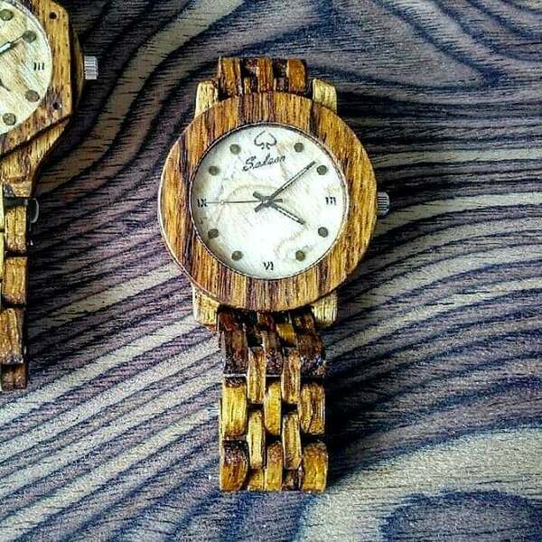 Handmade wooden watch “Οres"|Ξύλινο χειροποίητο ρολόι - ξύλο, ρολόι, χειροποίητα, unisex, unisex gifts - 5