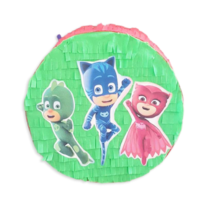 Πινιάτα Pj masks στρογγυλή - αγόρι, πινιάτες, ήρωες κινουμένων σχεδίων