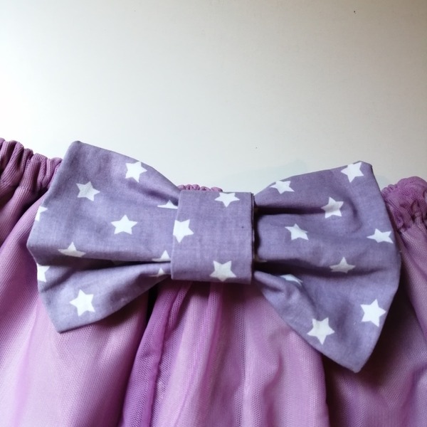 Τούλινη Φούστα Παιδική με Φιόγκο αστέρια - κορίτσι, παιδικά ρούχα, βρεφικά ρούχα - 3