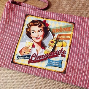 Τσάντα φάκελος vintage! - ύφασμα, vintage, φάκελοι, χειρός, πάνινες τσάντες - 3