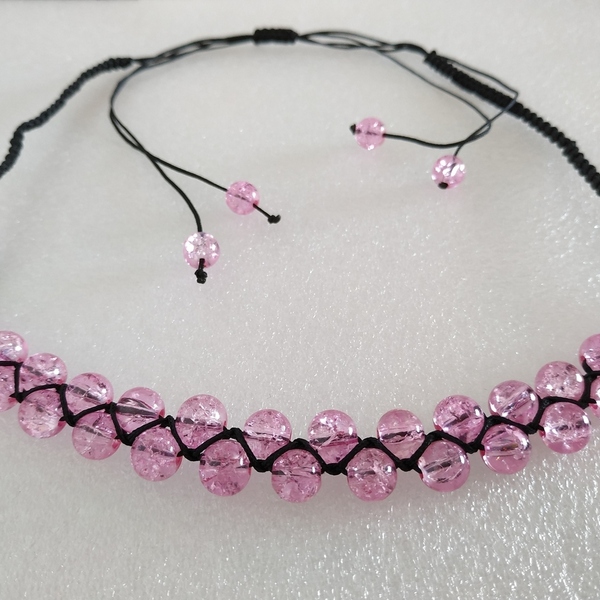 Princess necklaces! - μακραμέ, χάντρες - 2