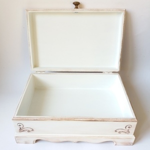 Κουτί μπιζουτιέρα Κοριτσάκι 26,5×17×10εκ καφέ - λευκό - κορίτσι, δώρο, διακοσμητικά, κοσμηματοθήκη - 3