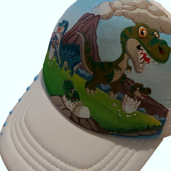 Custom / Handpainted παιδικό καπέλο - δώρο, καπέλο, για παιδιά - 3