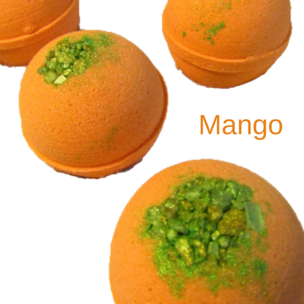 Μπάλα οξυγόνου mango bath bomb