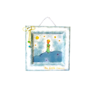 Καδράκι ξύλινο παιδικό αγοράκι 23×23εκ μπλε_πρασινο - πίνακες & κάδρα, αγόρι, μικρός πρίγκιπας, δώρα για βάπτιση, δωμάτιο παιδιών