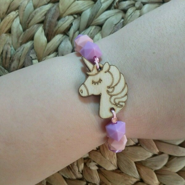 Βραχιόλι unicorn - κορίτσι, κοσμήματα, μονόκερος, βραχιόλι παιδικό, παιδικά βραχιόλια - 2