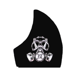 18.Μάσκα βαμβακερή-πολλαπλών χρήσεων-Σχέδιο "Gas Mask". - βαμβάκι, unisex, πλενόμενο, δερματολογικά ελεγμένη, μάσκες προσώπου, χωρίς φίλτρο