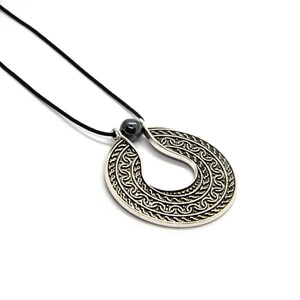 "Flower of Life Necklace" - Boho μακρύ κολιέ - μακριά, boho, μπρούντζος