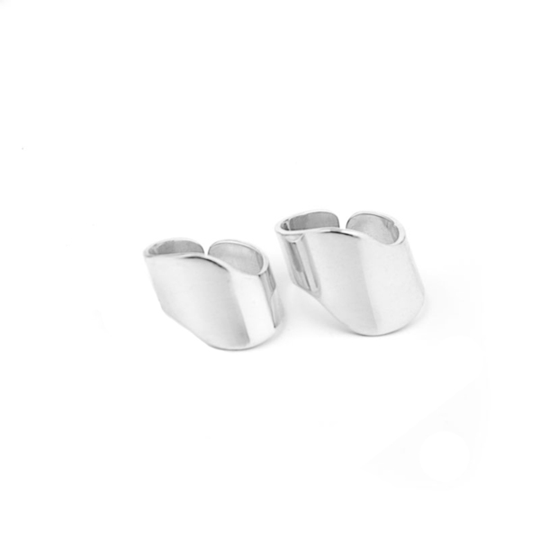 Μίνιμαλ δαχτυλίδια ζευγάρι - ασήμι, chevalier, minimal, boho, αυξομειούμενα