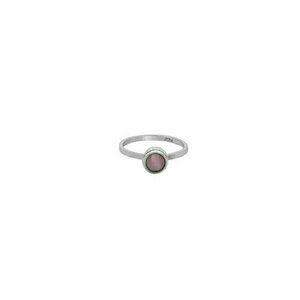 Ασημένιο δαχτυλίδι με ημιπολύτιμο λίθο χαλαζίας - ημιπολύτιμες πέτρες, ασήμι 925, μικρά, σταθερά