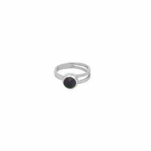 Ασημένιο δαχτυλίδι με ημιπολύτιμο λίθο αμέθυστος - ασήμι 925, boho, μικρά, ημιπολύτιμες πέτρες, βεράκια, αμέθυστος