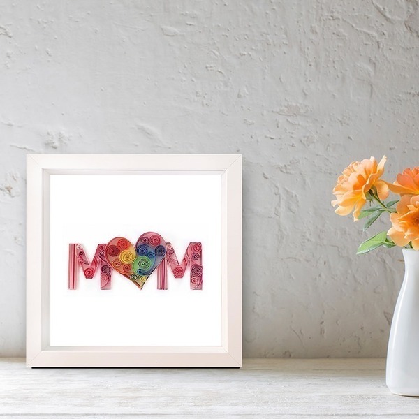 Mom - πίνακες & κάδρα, πρωτότυπα δώρα, γιορτή της μητέρας, δώρα για γυναίκες - 3