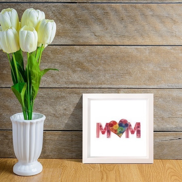 Mom - πίνακες & κάδρα, πρωτότυπα δώρα, γιορτή της μητέρας, δώρα για γυναίκες - 4