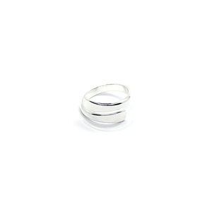 Δαχτυλίδι σε ασημί απόχρωση - chevalier, αυξομειούμενα, ορείχαλκος, μπρούντζος, minimal