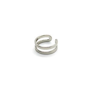 Μίνιμαλ διπλό δαχτυλίδι - αυξομειούμενα, μπρούντζος, ορείχαλκος, minimal, μικρά